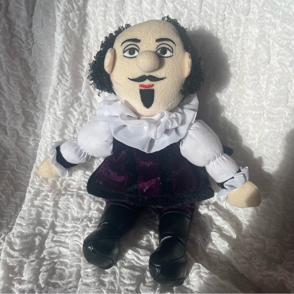 William Shakespeare Plushie Plush Stuffed Toy Doll, Little Thinkers